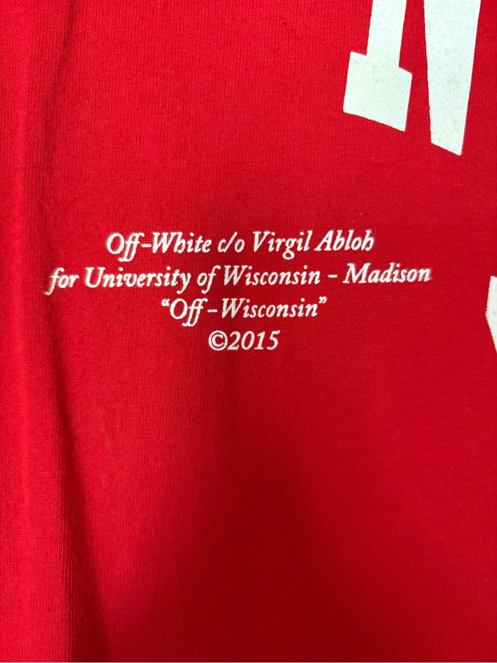 OFF-WHITE “Falling Wisconsin” Tee - Picture 2 of 7